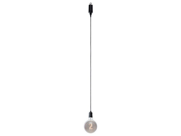 LIVARNO home Zewnętrzna lampa wisząca LED (Szkło dymne)