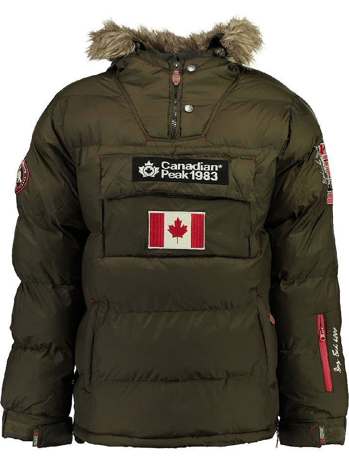 Canadian Peak Kurtka zimowa "Borneak" w kolorze khaki