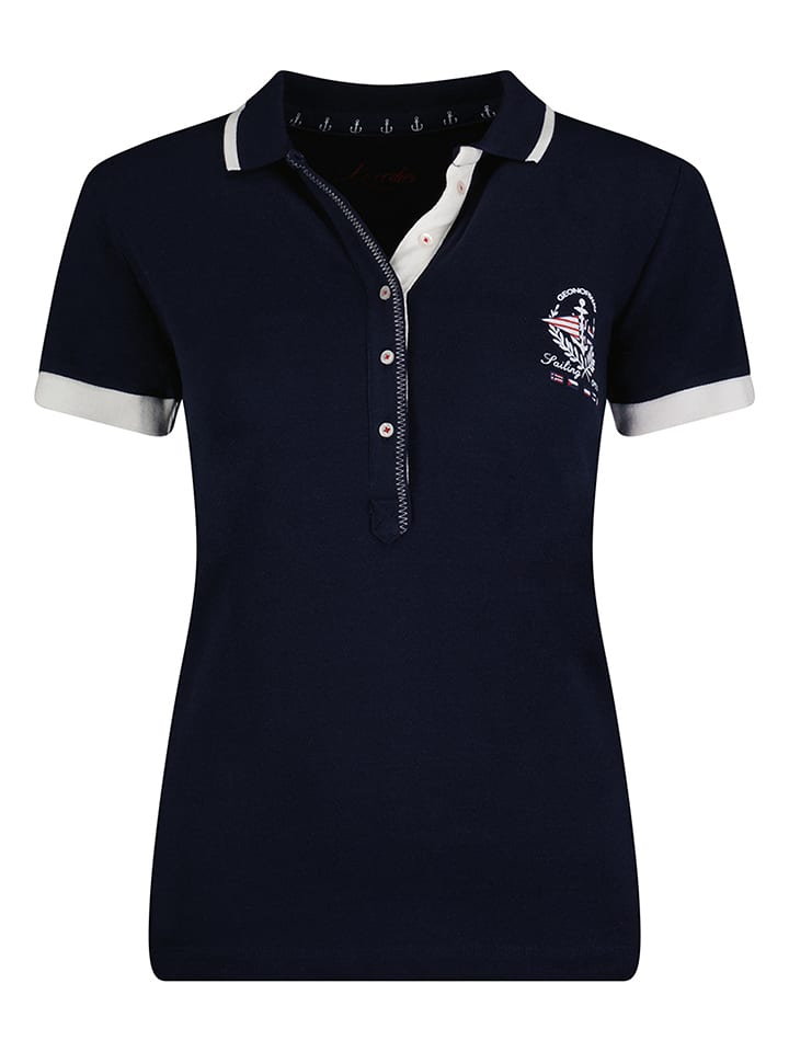 Geographical Norway Koszulka polo w kolorze granatowym