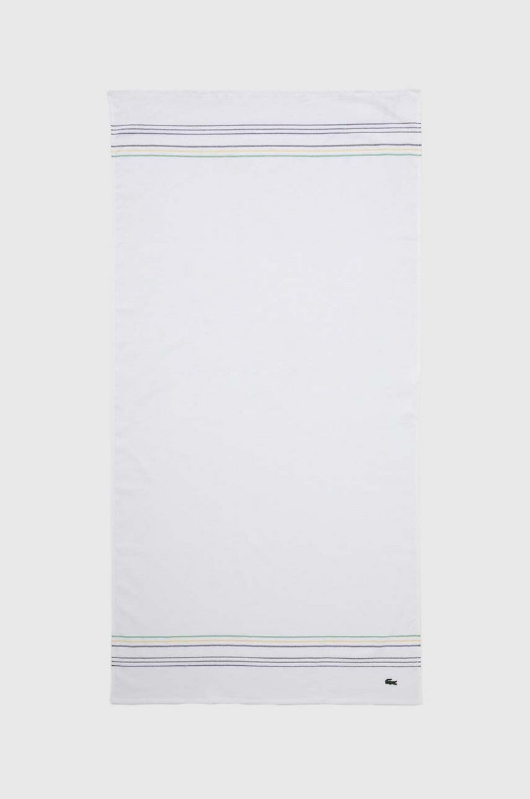 Lacoste ręcznik L Timeless Blanc 70 x 140 cm