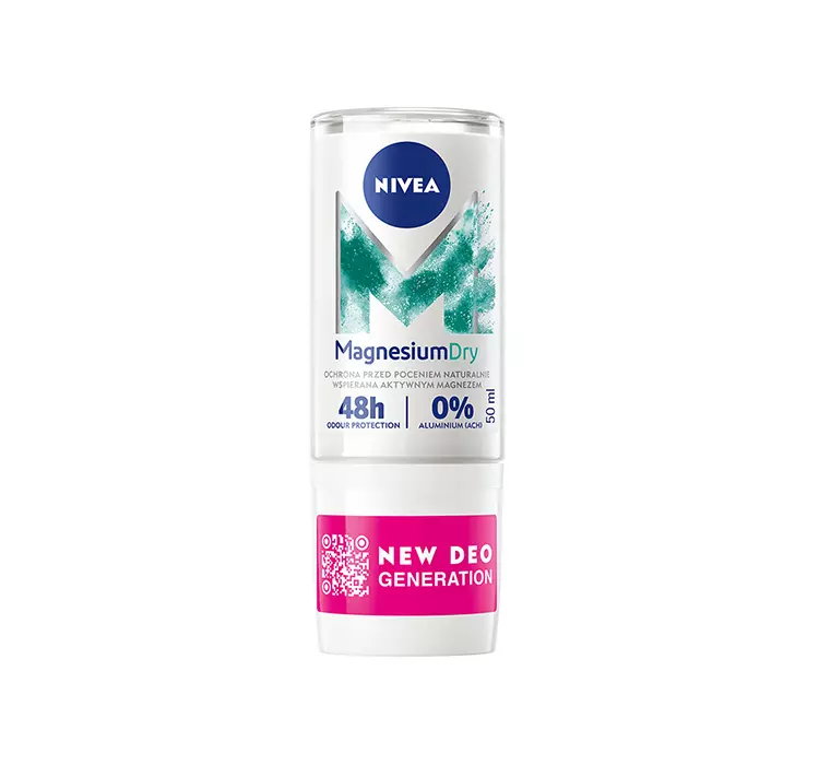 NIVEA MAGNESIUM DRY FRESH DEZODORANT DLA KOBIET ROLL ON 50ML