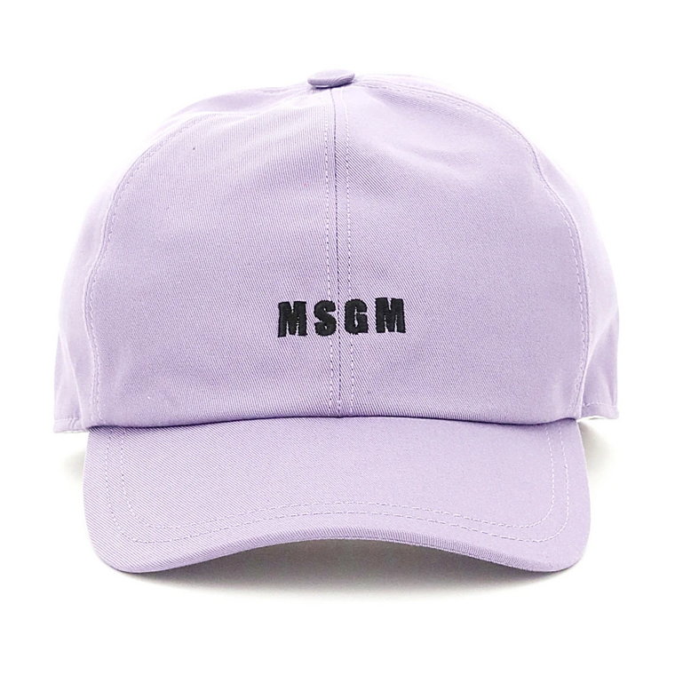 baseball cap with logo embroidery Msgm