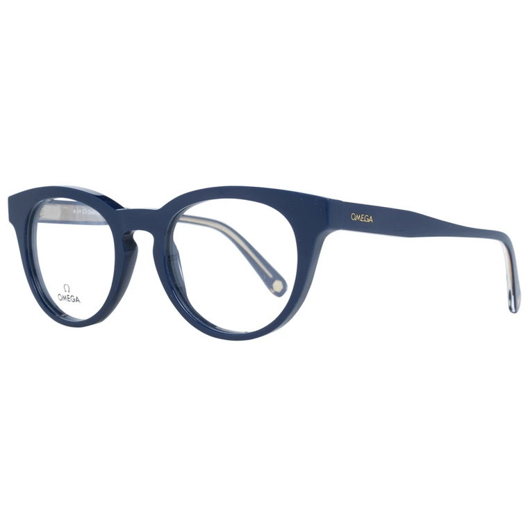 Niebieskie Męskie Okulary Optyczne Omega