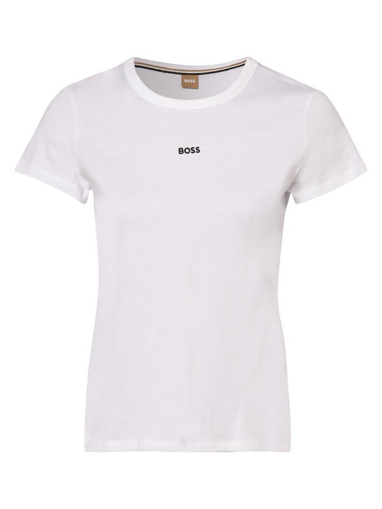 BOSS - T-shirt damski  Eventsa, biały