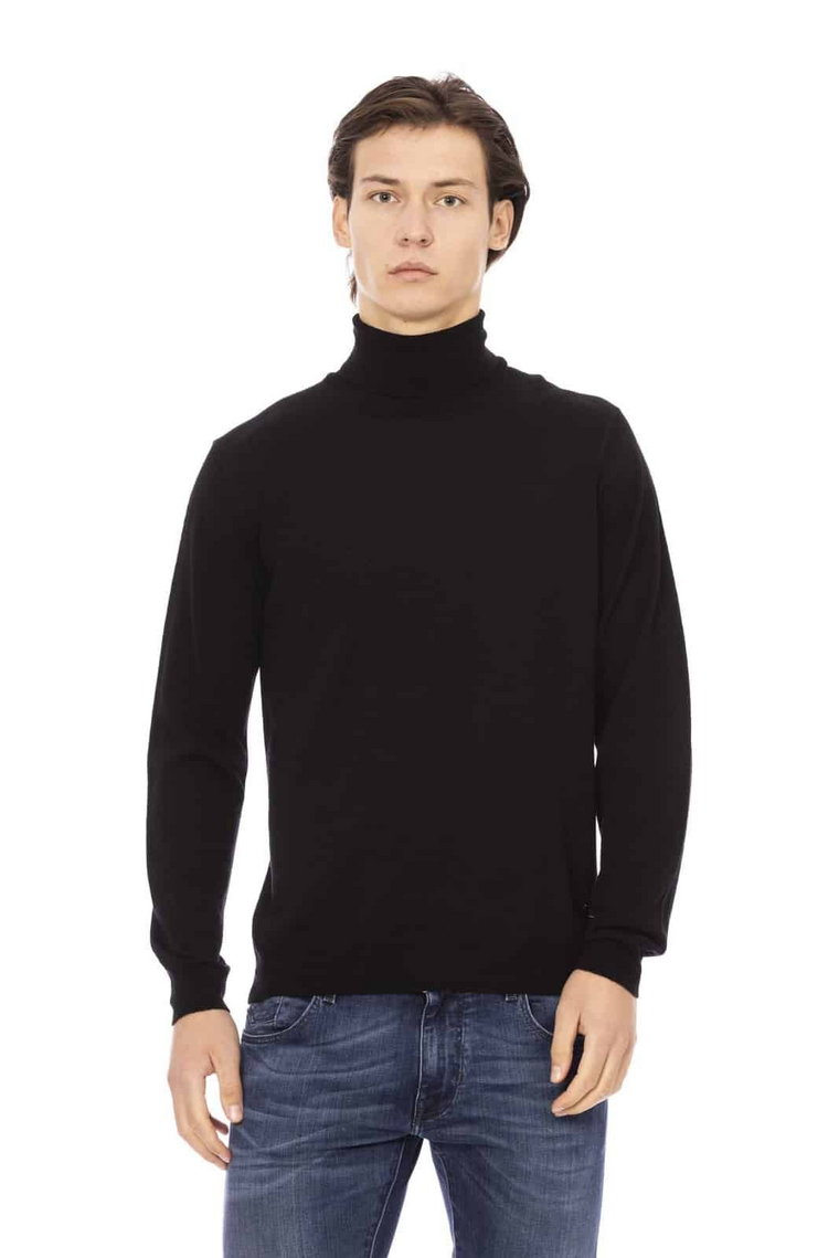 Swetry marki Baldinini Trend model DV2510_TORINO kolor Czarny. Odzież męska. Sezon: Jesień/Zima