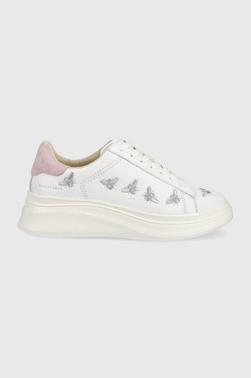 MOA Concept buty skórzane double gallery kolor biały