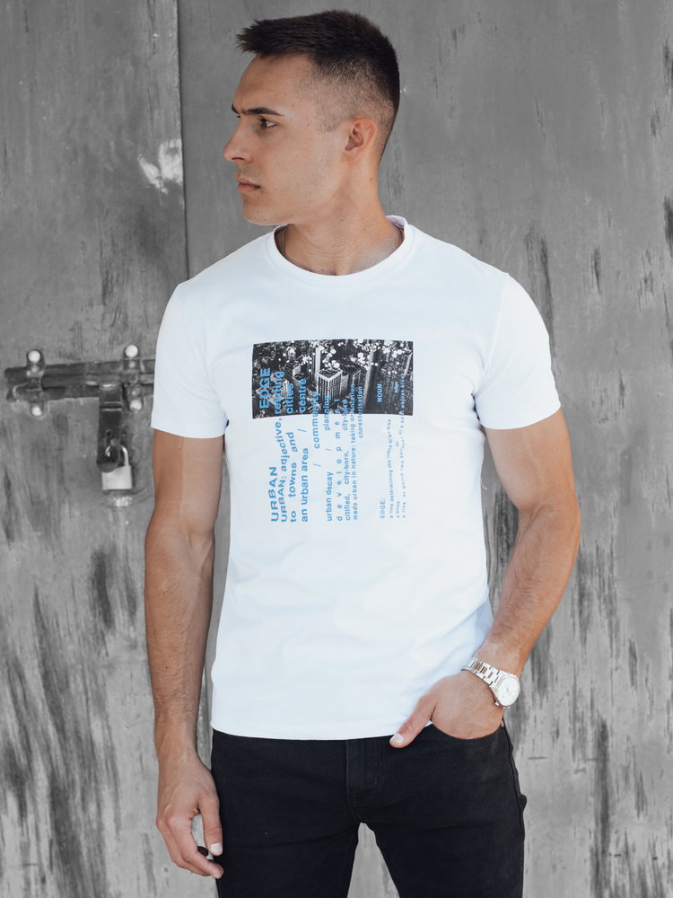 Koszulka męska biała Dstreet RX5544