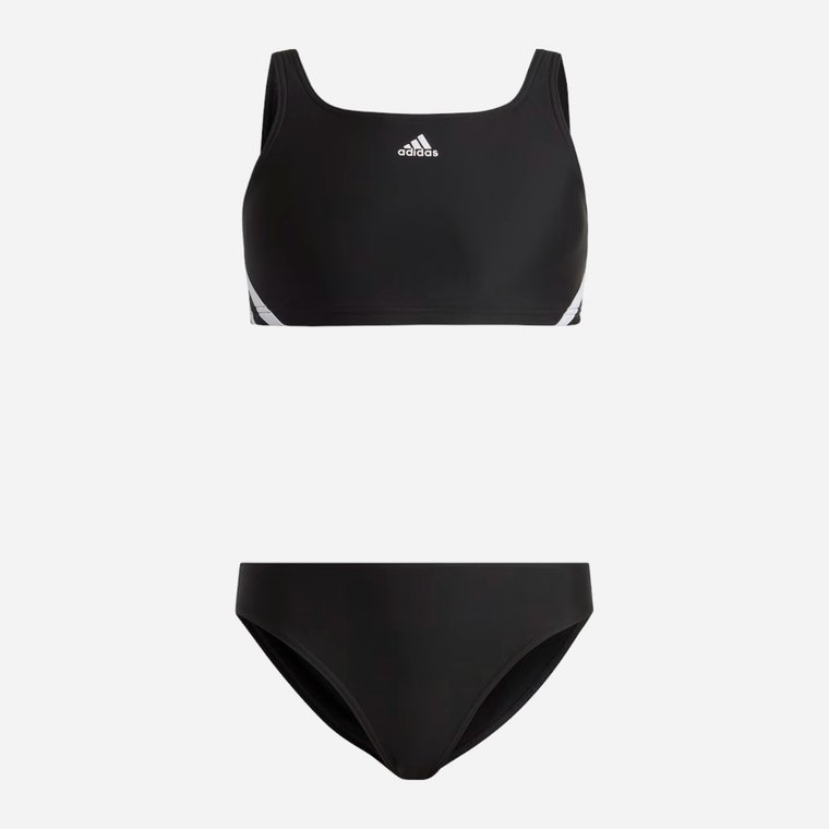 Strój kąpielowy dwuczęściowy młodzieżowy dziewczęcy adidas 3S Bikini IB6001 164 Czarny (4066752753508). Stroje kąpielowe dziewczęce