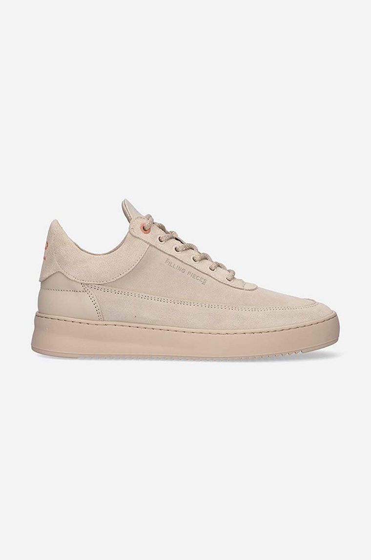 Filling Pieces sneakersy skórzane Low Eva Suede kolor brązowy 51322791919