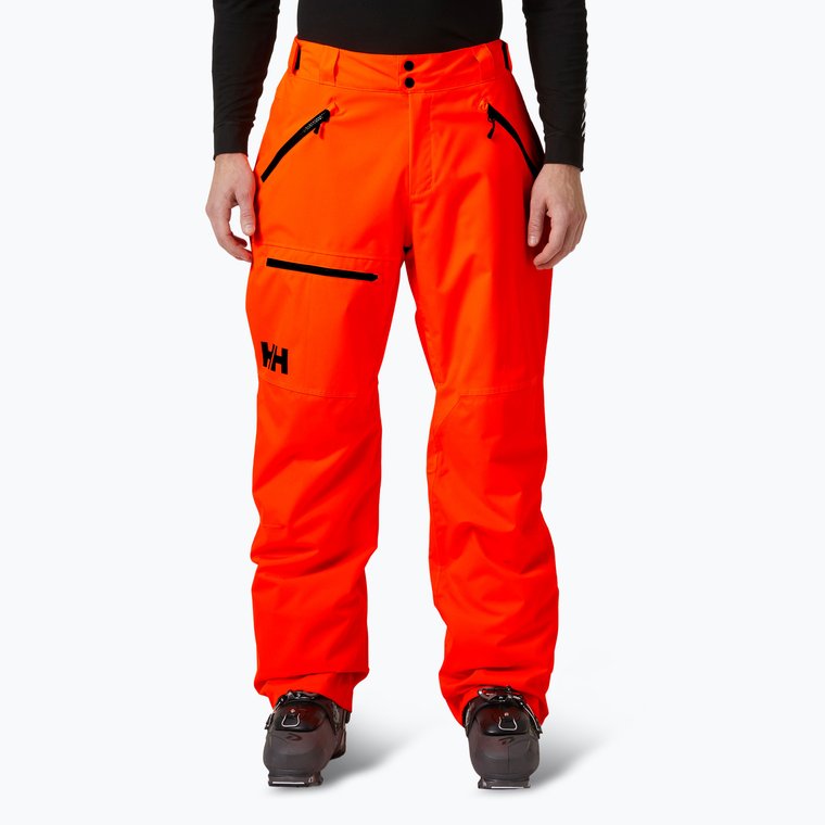 Spodnie narciarskie męskie Helly Hansen Sogn Cargo neon orange