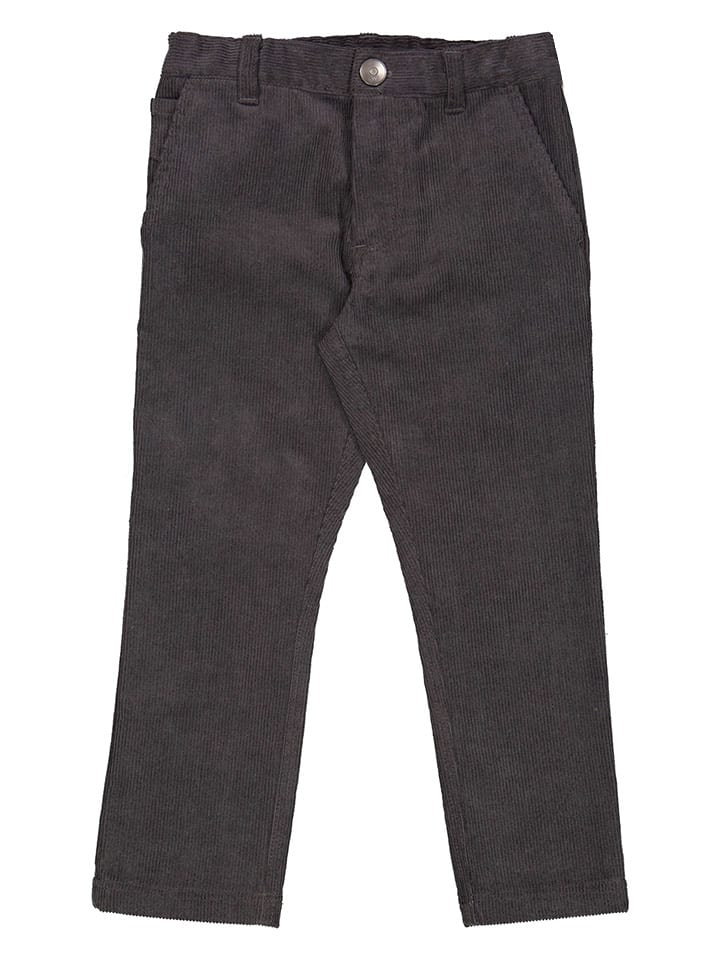 Wheat Spodnie sztruksowe "Hugo" w kolorze czarnym
