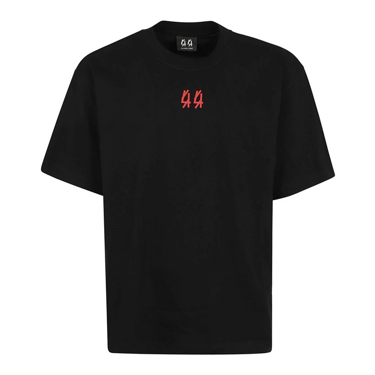 Czarne T-shirty & Pola Aw24 44 Label Group