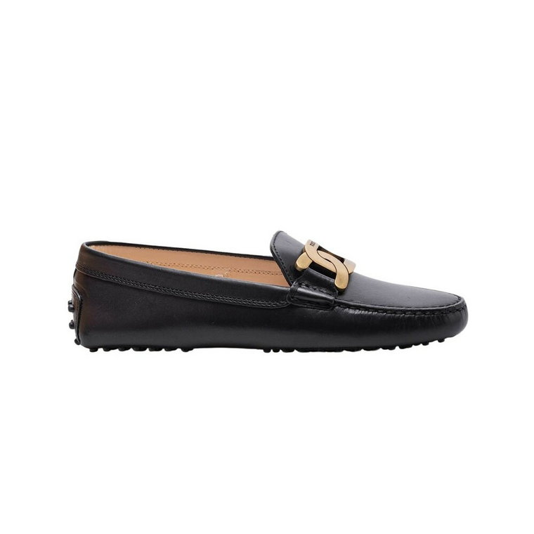 Czarne Mokasyny zamszowe Tod's