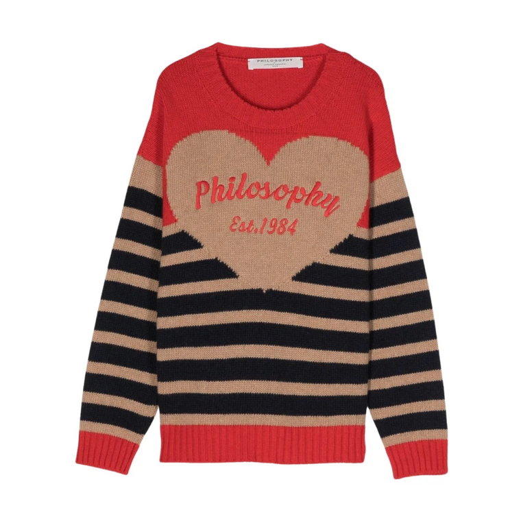 Swetry w Wielu Kolorach dla Dziewczynek Philosophy di Lorenzo Serafini
