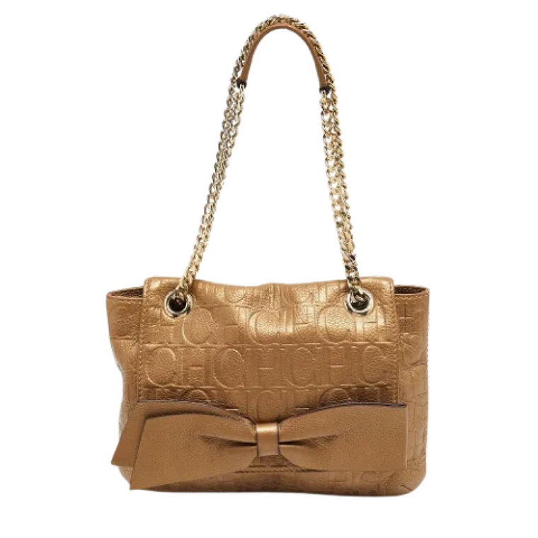 Pre-owned Leather shoulder-bags Carolina Herrera Pre-owned