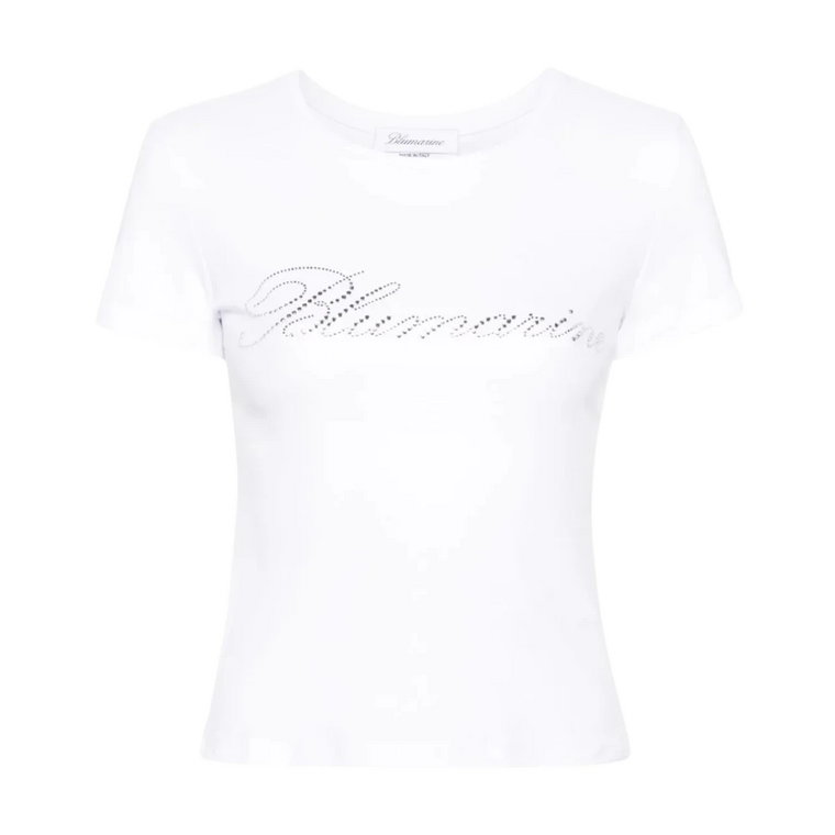 Białe T-shirty i Pola dla kobiet Blumarine