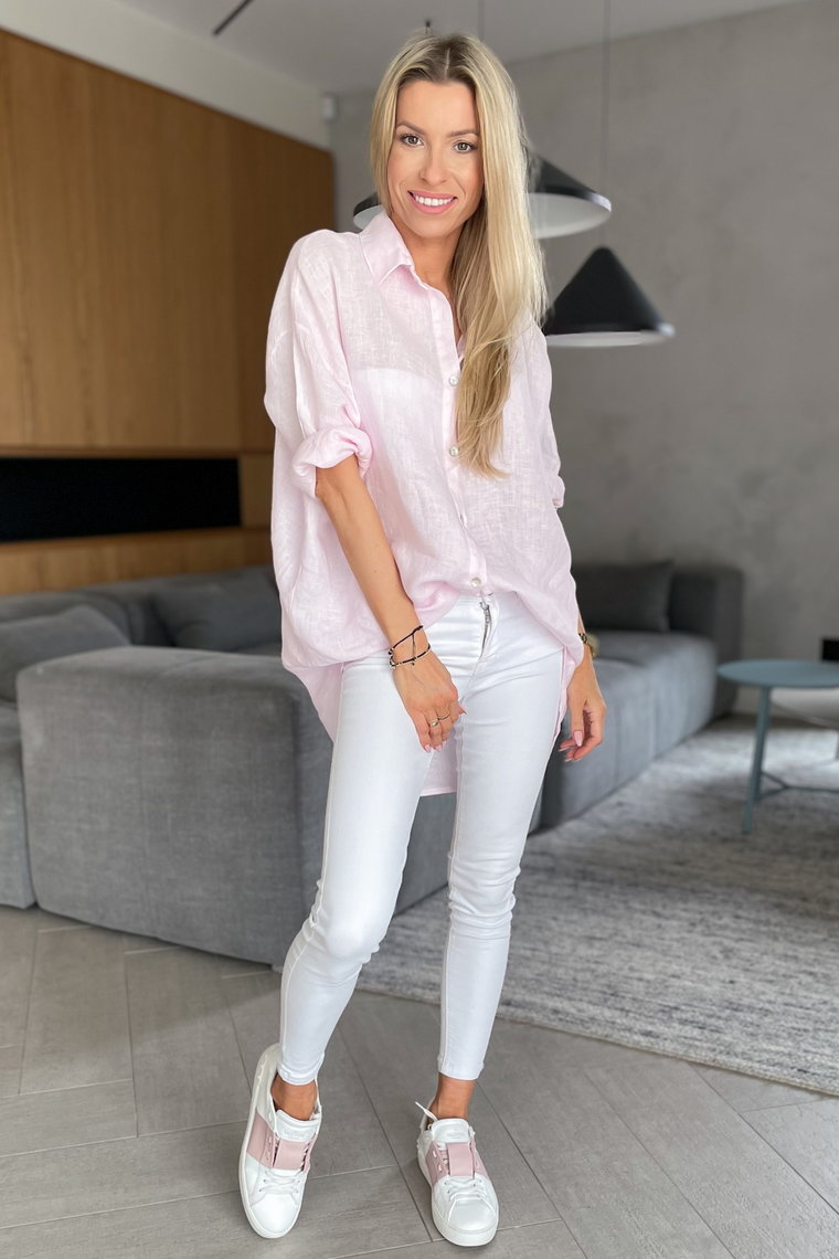 Koszula Linen Pink