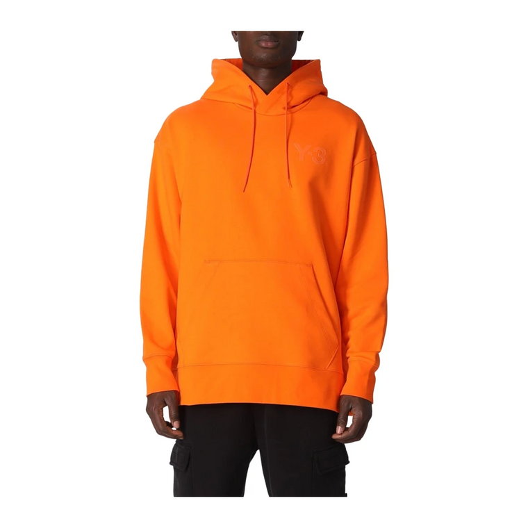 Wygodny Męski Sweter w Pomarańczowym Kolorze Y-3