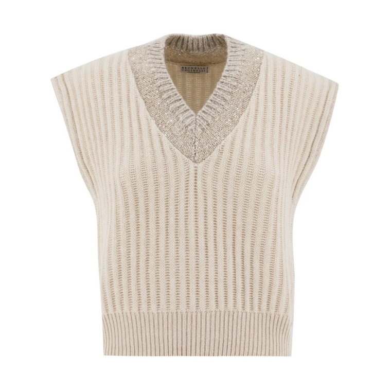 Sleeveless Knitwear Brunello Cucinelli