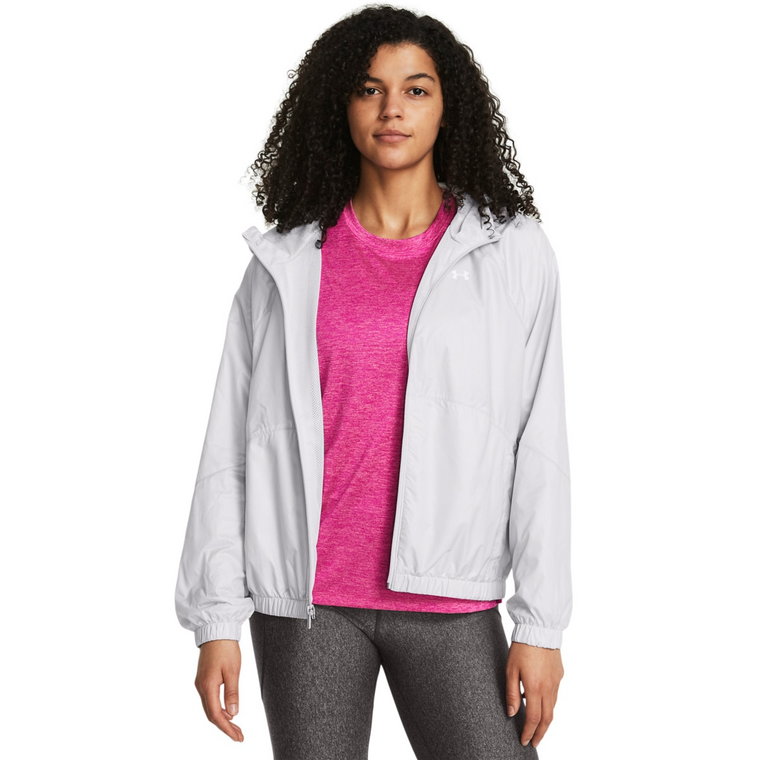 Damska kurtka treningowa Under Armour UA Sport Windbreaker Jkt - szara