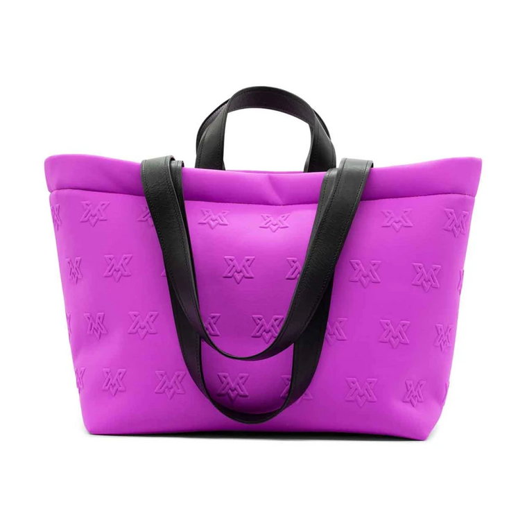 Monogram Shopper w różu/czarny Vic Matié