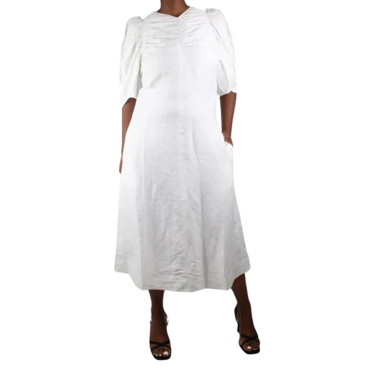 Pre-owned Linen dresses Celine Vintage