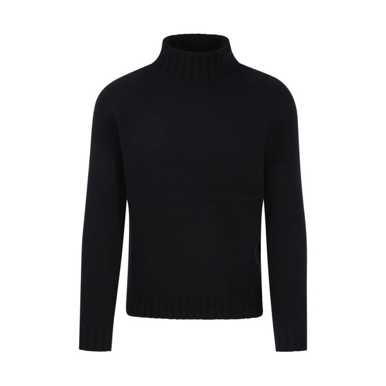 Czarny Sweter Raglanowy Cashmere Company