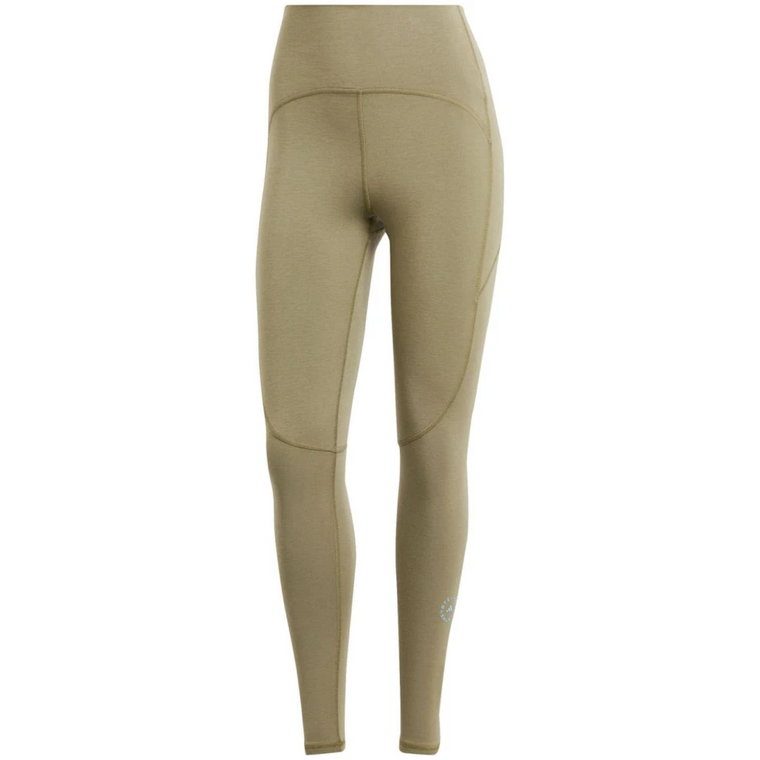 Zielone legginsy treningowe Adidas by Stella McCartney