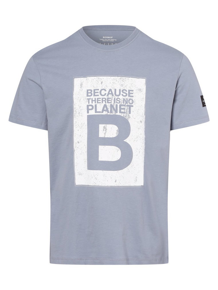 ECOALF - T-shirt męski  Becaralf, niebieski