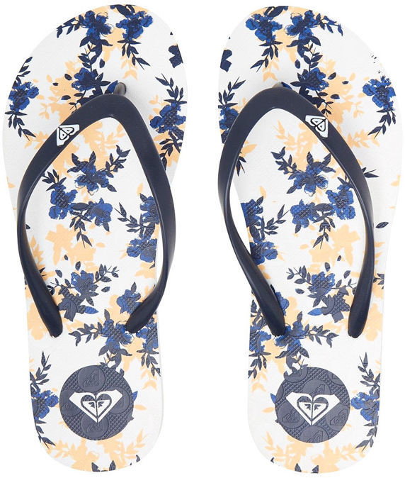 Roxy TO THE SEA DITSY navy/white japonki - 37EUR