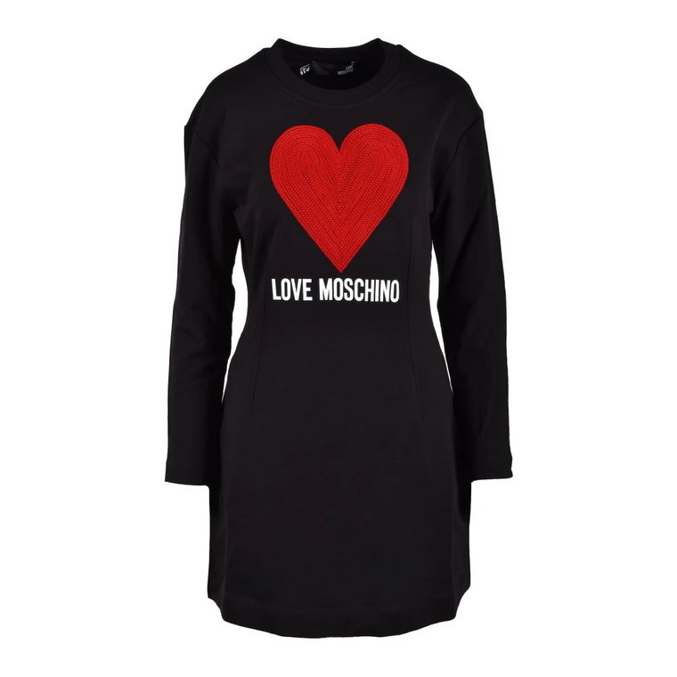 Czarna sukienka z kolekcji Love Moschino Love Moschino