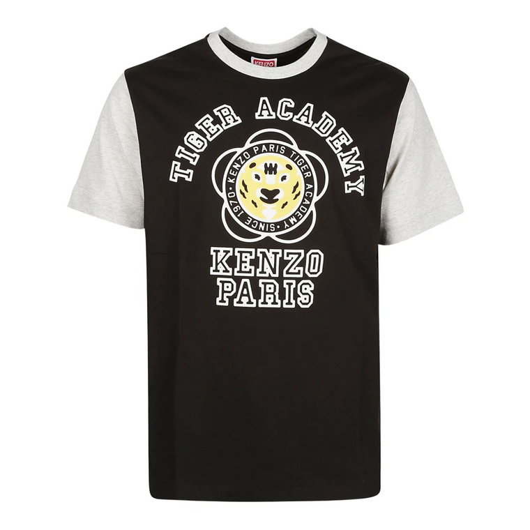 99J Noir Tiger Academy Classic T-Shirt Kenzo