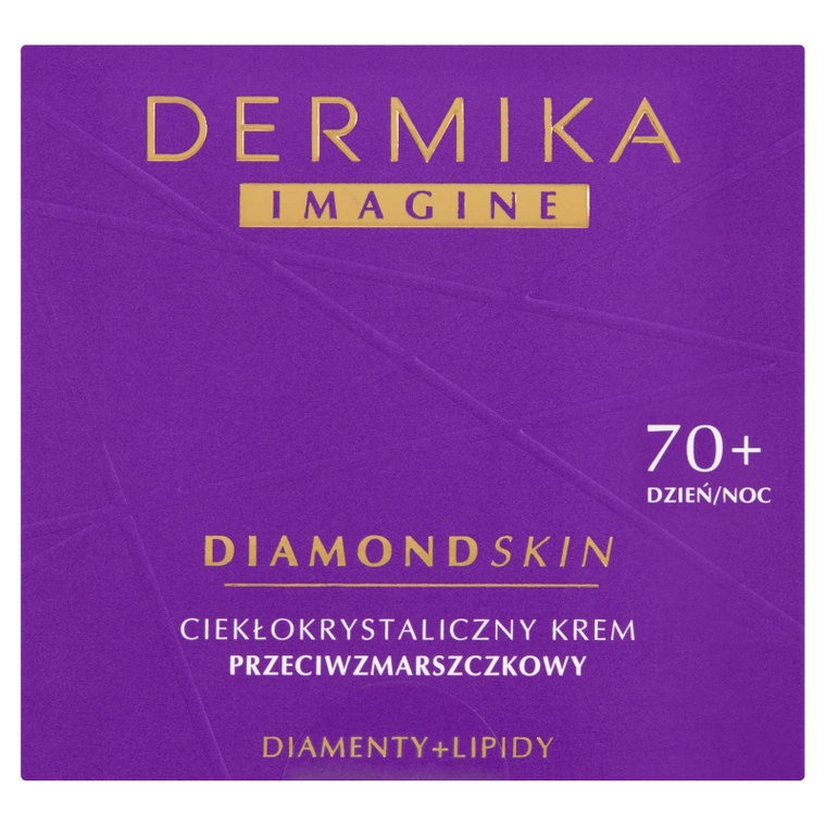 Dermika Imagine Diamond Skin Ciekłokrystaliczny krem przeciwzmarszczkowy 70+ na dzień i na noc 50ml