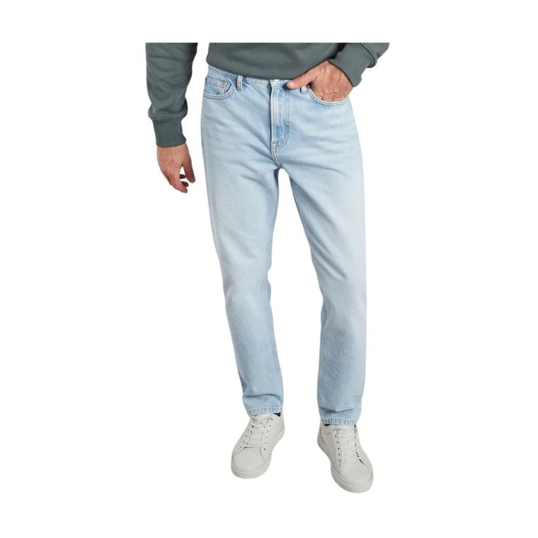 Luźne jeansy z organicznej bawełny Samsøe Samsøe