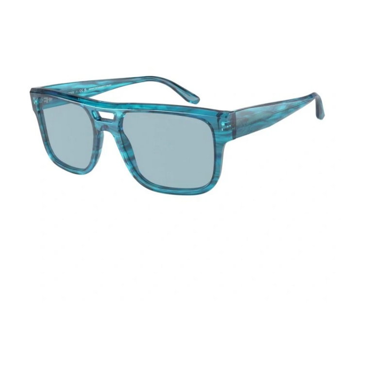 Paski Niebieskie Okulary Przeciwsłoneczne Ea4197-531180 Emporio Armani