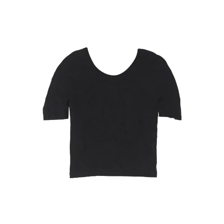 Czarny Top Chanel z nylonu Chanel Vintage