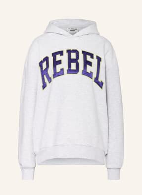 Colourful Rebel Bluza Z Kapturem grau