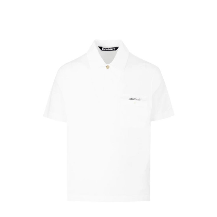 Sartorial Tape Button Polo Shirt Palm Angels