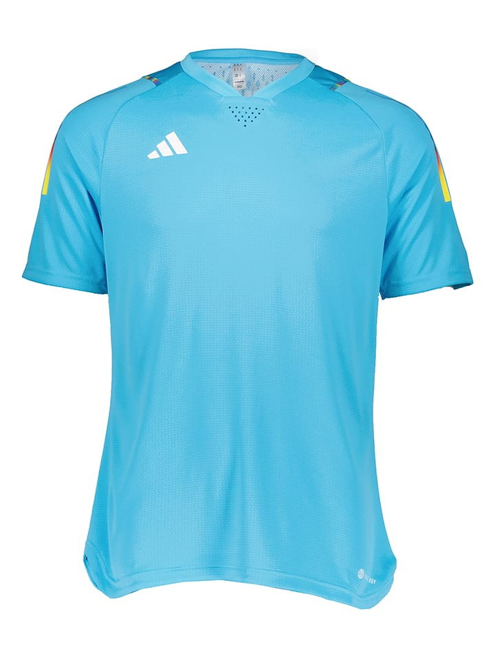 adidas Koszulka sportowa w kolorze błękitnym