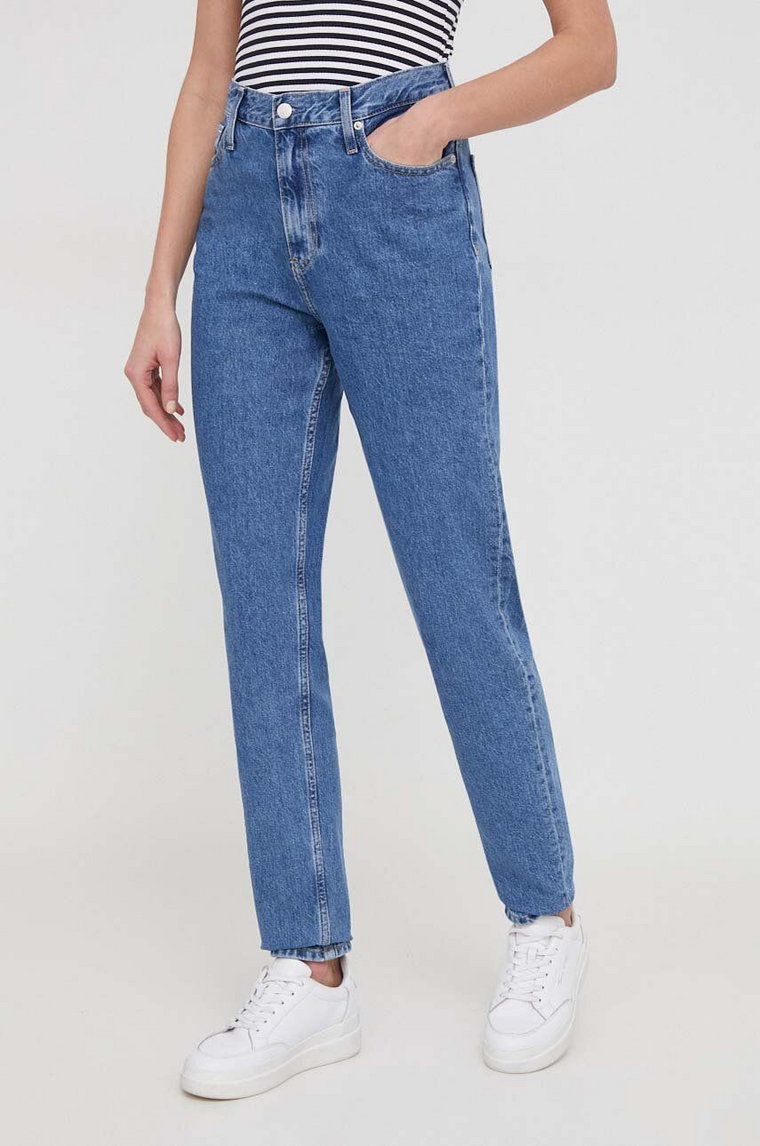 Calvin Klein Jeans jeansy damskie high waist