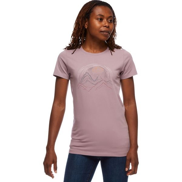 Koszulka damska Summit Scribble TEE Black Diamond