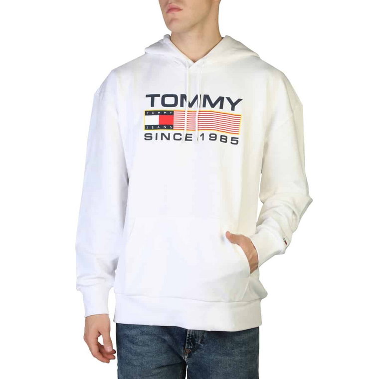 MĘSKA BLUZA TOMMY HILFIGER BIAŁA BEZ ZAMKA