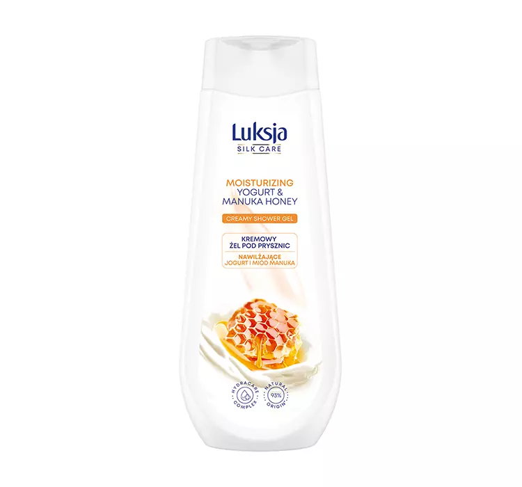 LUKSJA SILK CARE KREMOWY ŻEL POD PRYSZNIC JOGURT I MIÓD MANUKA 500ML