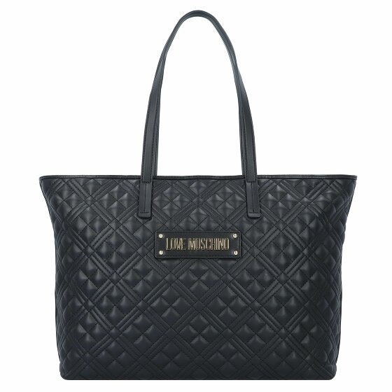 Love Moschino Quilted Shopper Bag 36 cm black