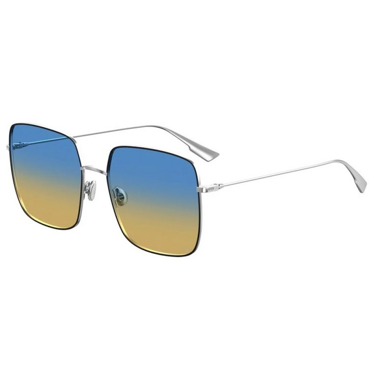 Srebrne Okulary Przeciwsłoneczne dla Mężczyzn - Stylowe i Eleganckie Dior