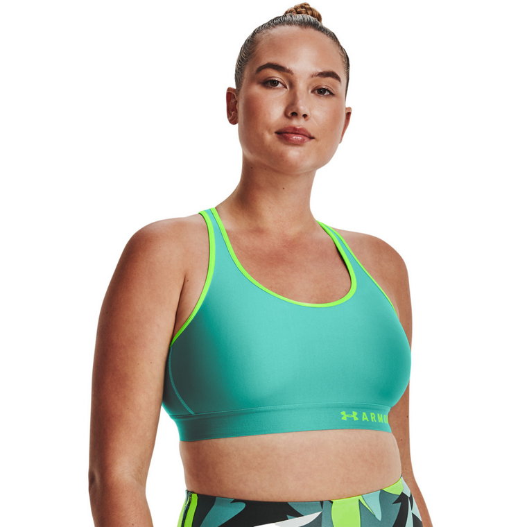 Biustonosz treningowy UNDER ARMOUR Armour Mid Keyhole Bra - miętowy