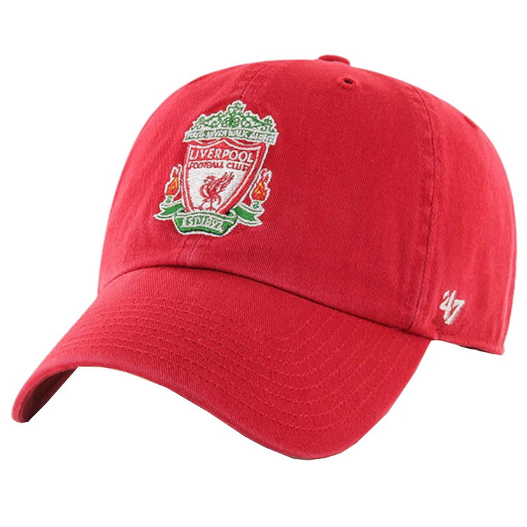47 Brand EPL FC Liverpool Cap EPL-RGW04GWS-RDB, Męskie, Czerwone, czapki z daszkiem, bawełna, rozmiar: One size