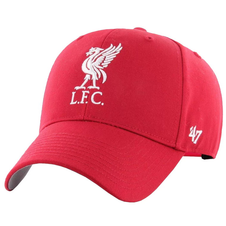 47 Brand Liverpool FC Raised Basic Cap EPL-RAC04CTP-RD, Męskie, Czerwone, czapki z daszkiem, bawełna, rozmiar: One size