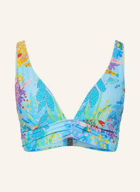 Seafolly Góra Od Bikini Bralette Under The Sea blau