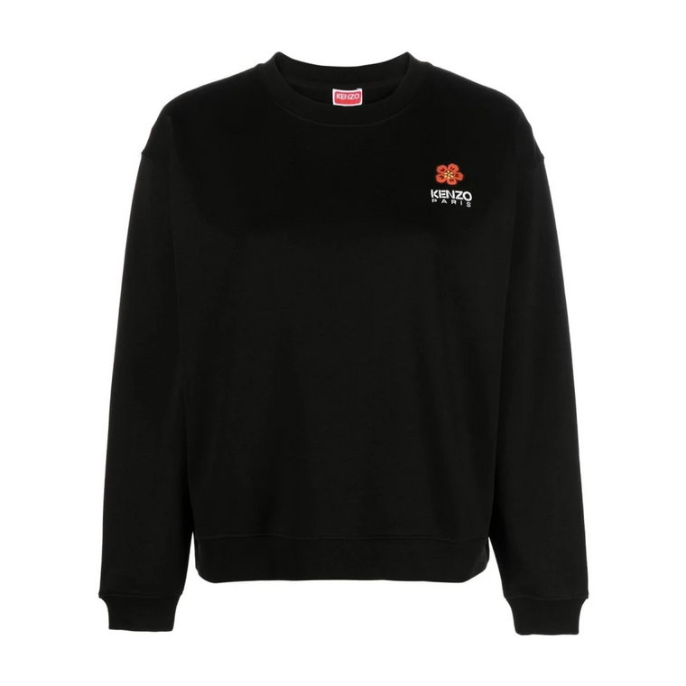 Czarny Sweter Boke-Flower Kenzo